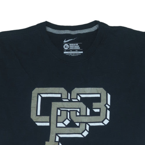 Nike Mens Black XL CP3 Jordan Graphic Regular Fit T-Shirt