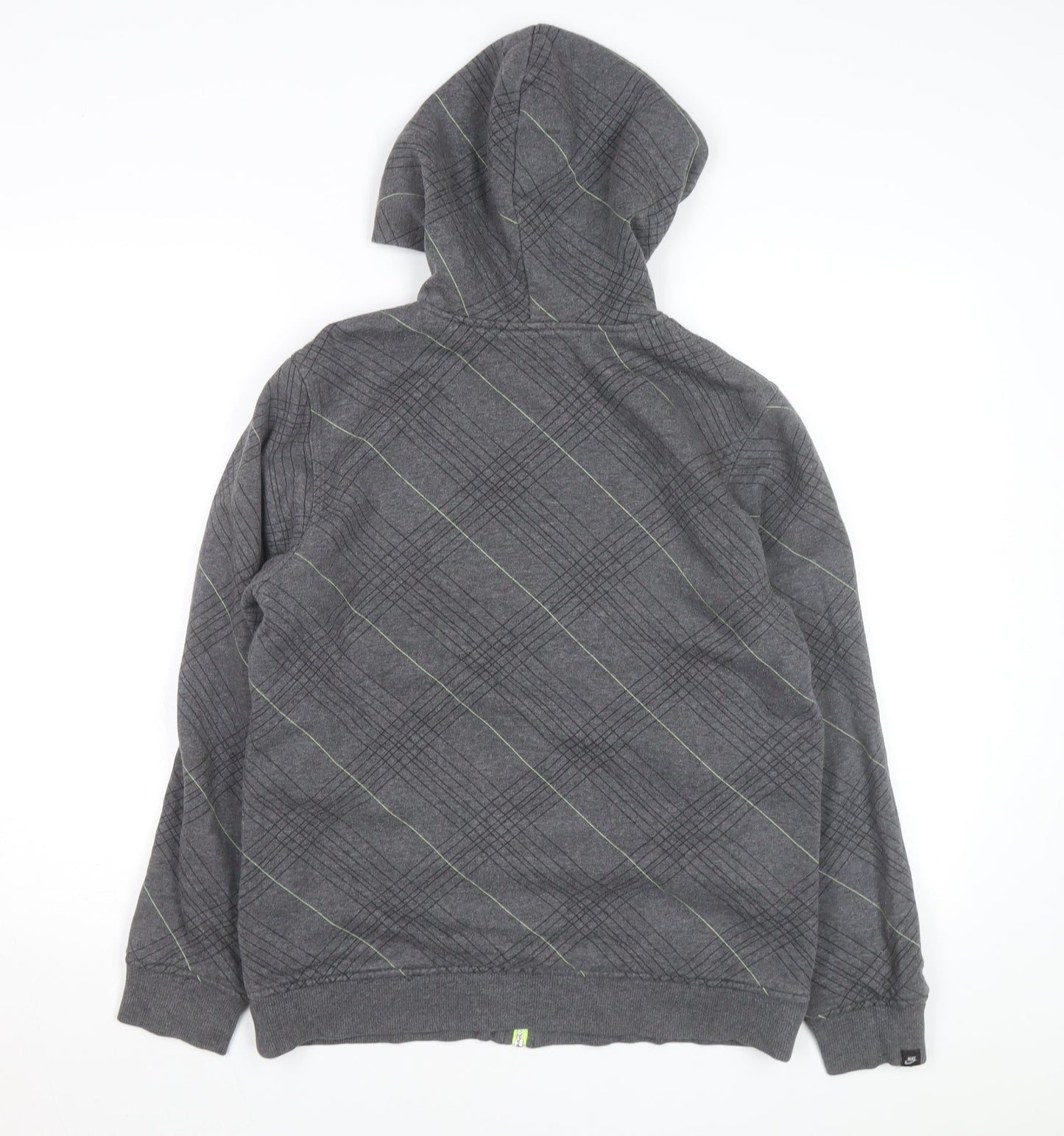 Nike Teens Grey Full Zip Hoodie XL Logo Sportswear