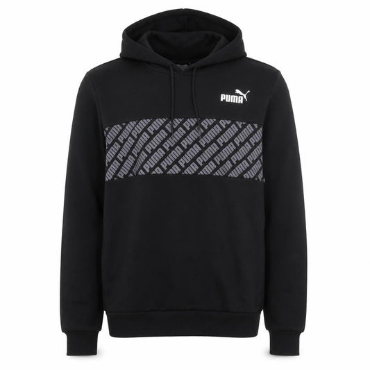 Puma Men's Black Pullover Hoodie Small Sportswear Fleece