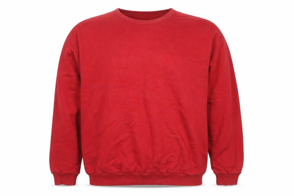 WindRiver Men's Red XL Pullover Cotton Sweatshirt