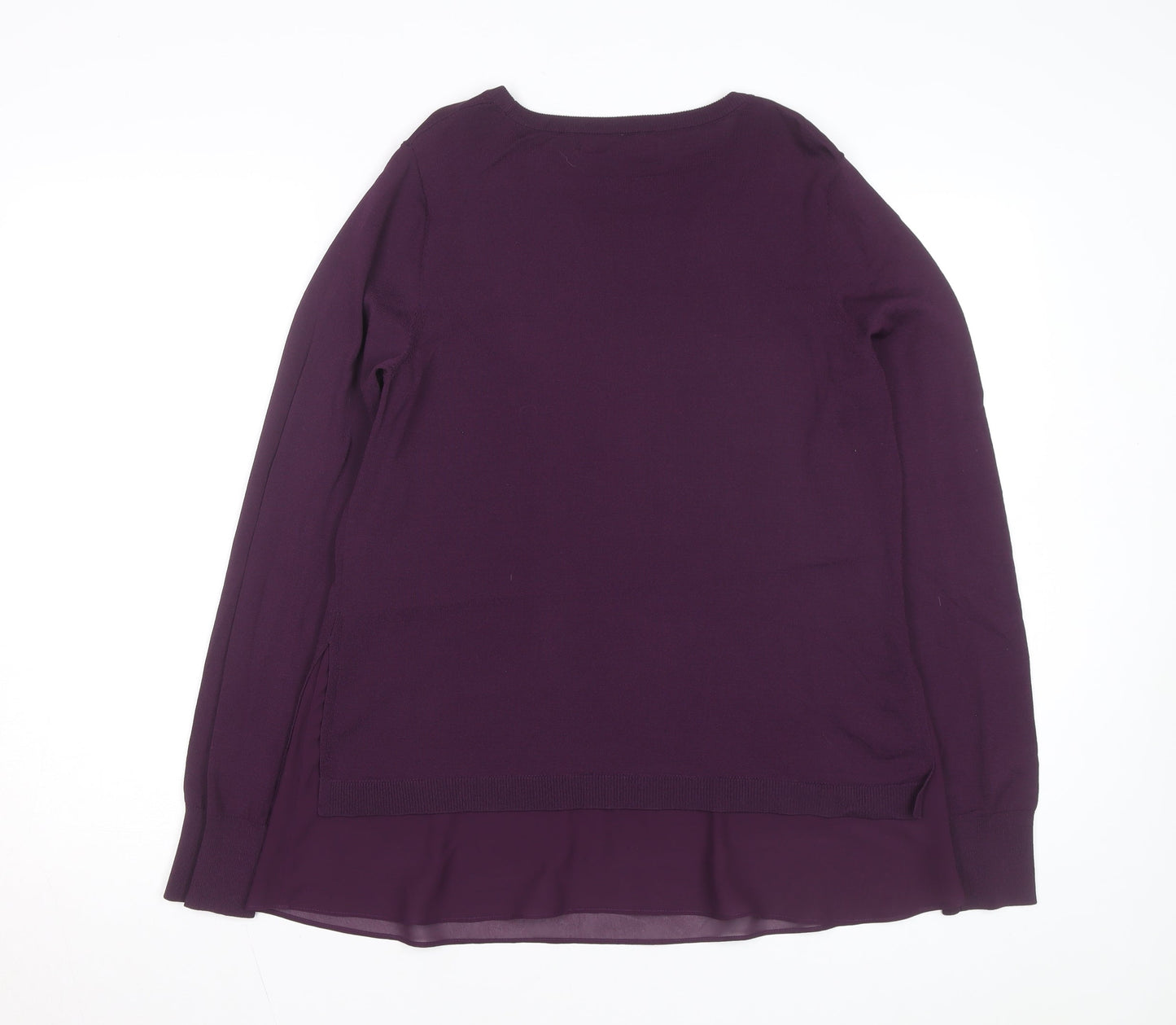 Next Women’s Purple Long Sleeve Crew Neck Pullover Jumper Size 12
