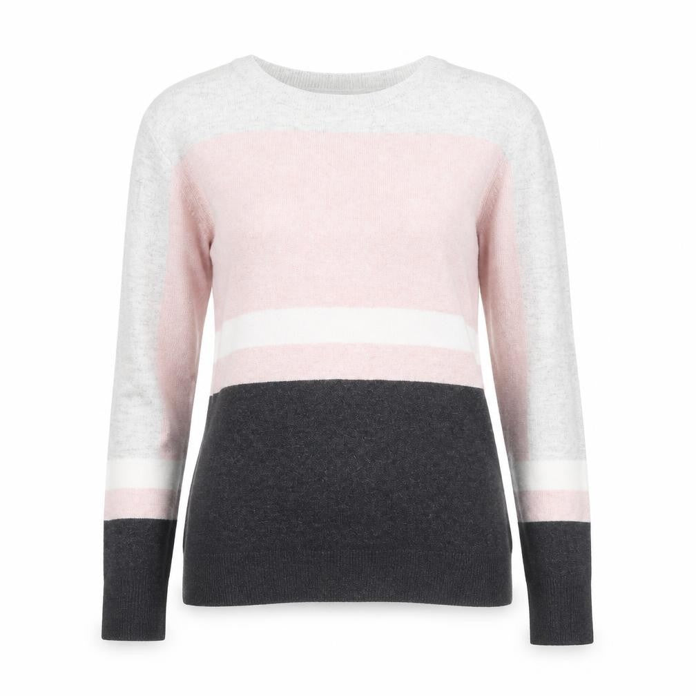 Mint Velvet Women’s Multicoloured Striped Wool Cashmere Pullover Jumper M