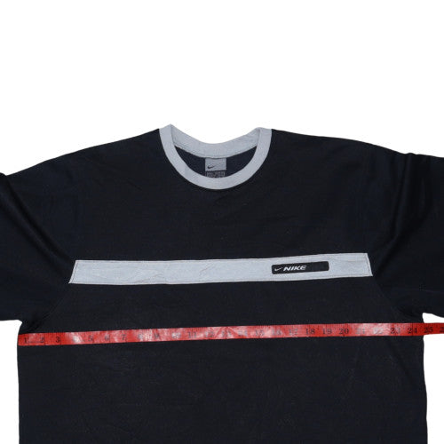 Nike Men's Black L Pullover Crew Neck Fleece Sweatshirt