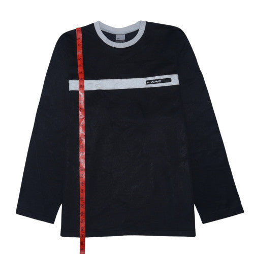 Nike Men's Black L Pullover Crew Neck Fleece Sweatshirt