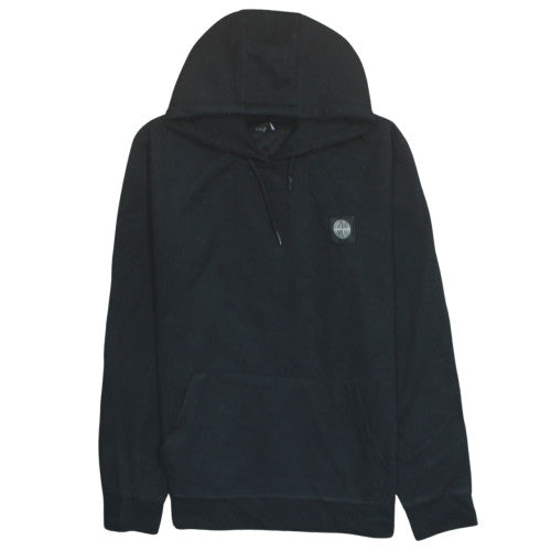 Stone Island Womens Black Pullover Hoodie L Graphic Print Cotton