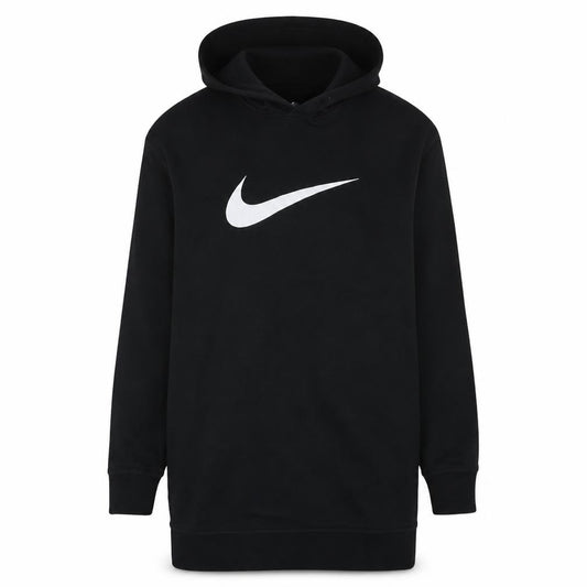 Nike Men’s Black Pullover Hoodie Small Logo Fleece Sweatshirt