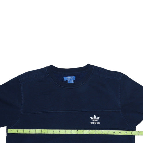 Adidas Men's Blue Crew Neck Pullover Sweatshirt M