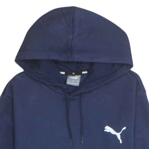 Puma Men's Blue Pullover Hoodie M Regular Fit Sportswear