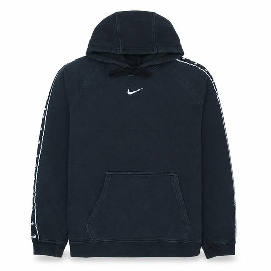 Nike Men's Black Pullover Hoodie M Fleece Logo Sportswear