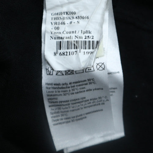 Ralph Lauren Men's Black Wool Roll Neck Jumper Size S