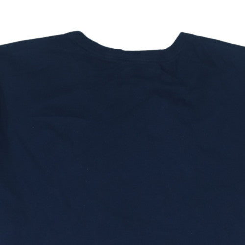 Nike Men's Blue 2XL Athletic Sports Graphic T-Shirt