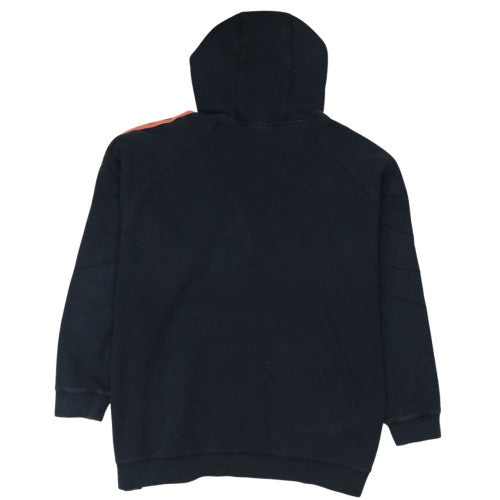 Adidas Mens Black 2XL Pullover Hoodie with Orange Logo