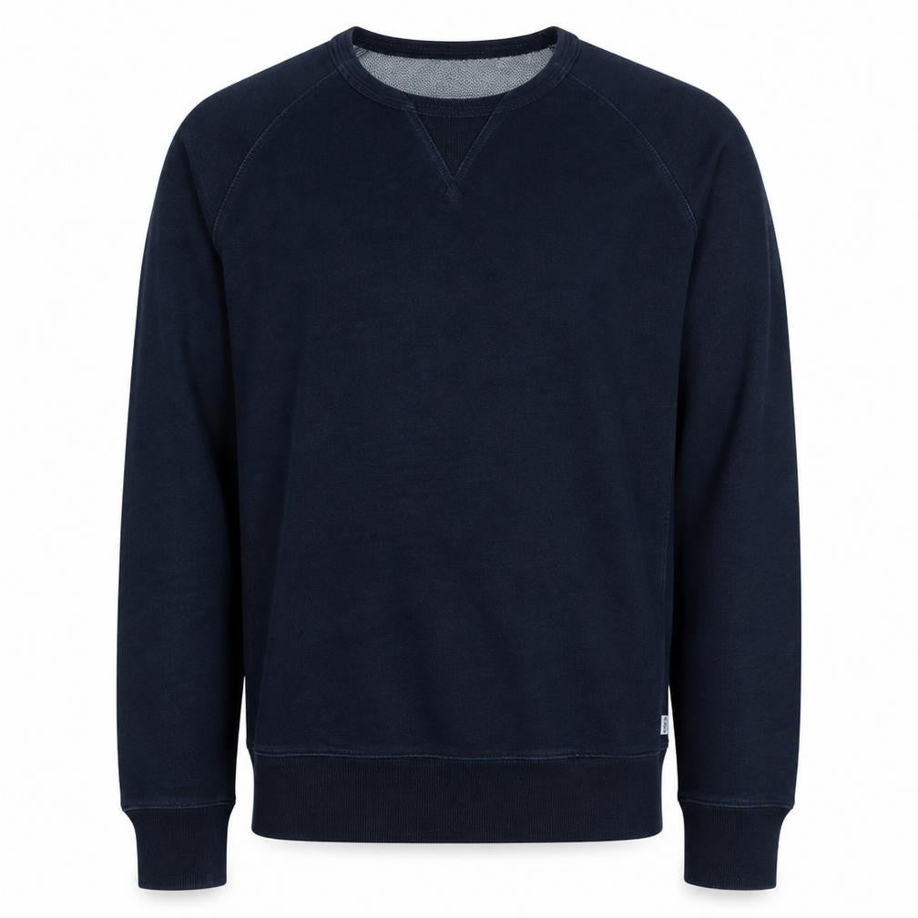 Levi's Men's Blue Regular Fit Crew Neck Long Sleeve Cotton Sweatshirt Size M
