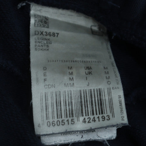 Adidas Men's Black Jogger Sweatpants Size M Fleece Regular Fit