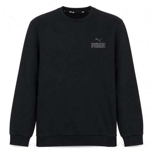 Puma Men's Black Crew Neck Pullover Sweatshirt Size L