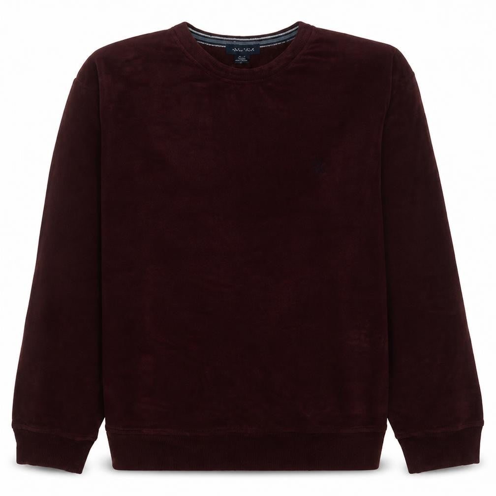 Nautica Mens Brown L Crew Neck Pullover Sweatshirt