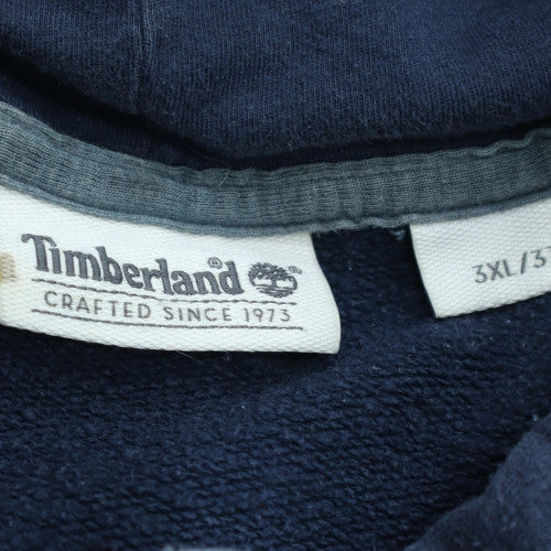 Timberland Men's Blue 3XL Pullover Hoodie with Logo