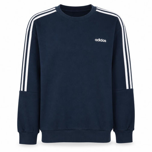 Adidas Men's Blue Crew Neck Pullover Sweatshirt Size L