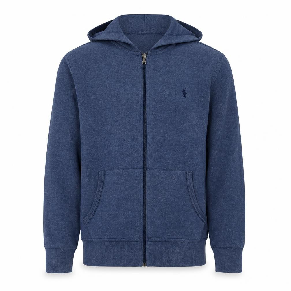 Ralph Lauren Men's Blue Full Zip Hoodie Size M