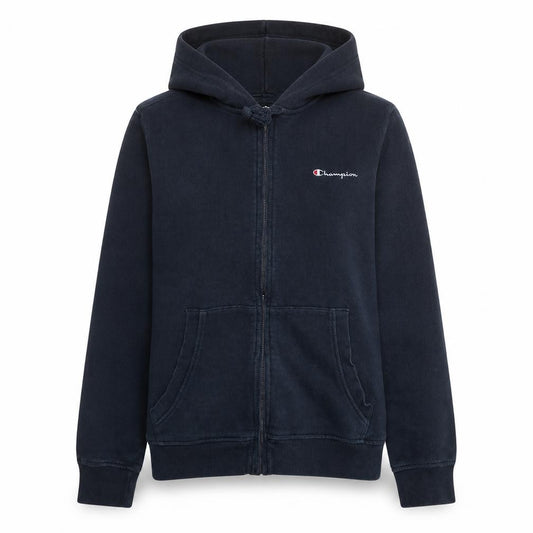 Champion Women's Black Full Zip Hoodie L Hooded Sweatshirt