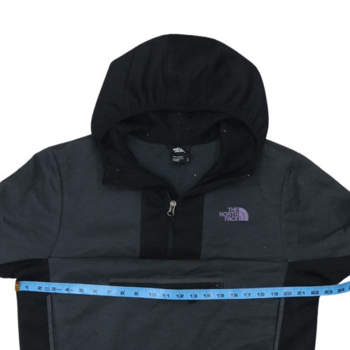 The North Face Men's Black 1/2 Zip Hoodie Fleece Pullover M