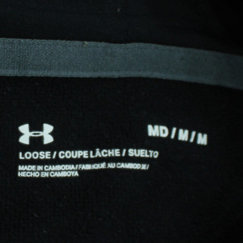 Under Armour Men's Black Pullover Hoodie M Sports Fleece