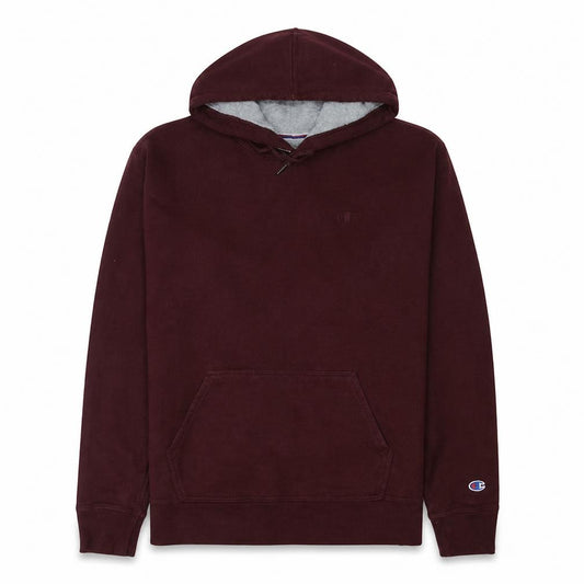 Champion Men's Brown Pullover Hoodie L Regular Fit Sportswear