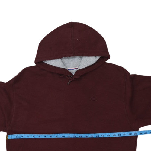 Champion Men's Brown Pullover Hoodie L Regular Fit Sportswear