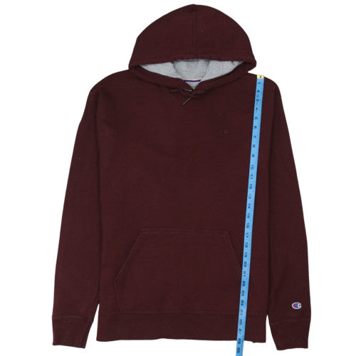 Champion Men's Brown Pullover Hoodie L Regular Fit Sportswear