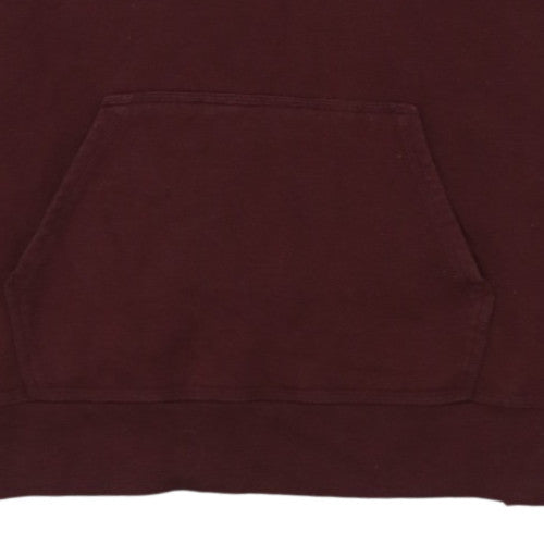 Champion Men's Brown Pullover Hoodie L Regular Fit Sportswear