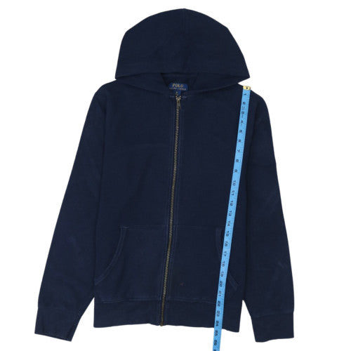 Ralph Lauren Men's Blue Full Zip Hoodie Size M