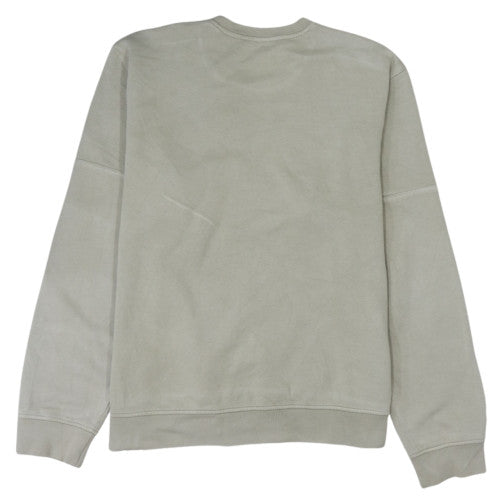 Adidas Men's Beige Pullover Sweatshirt M Regular Crew Neck Fleece