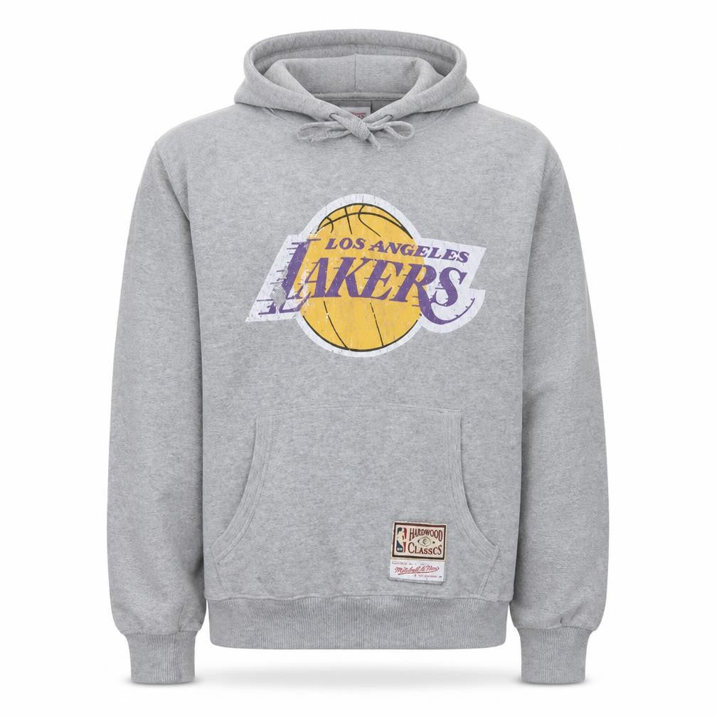 Mitchell & Ness Men’s Grey Los Angeles Lakers Pullover Hoodie M
