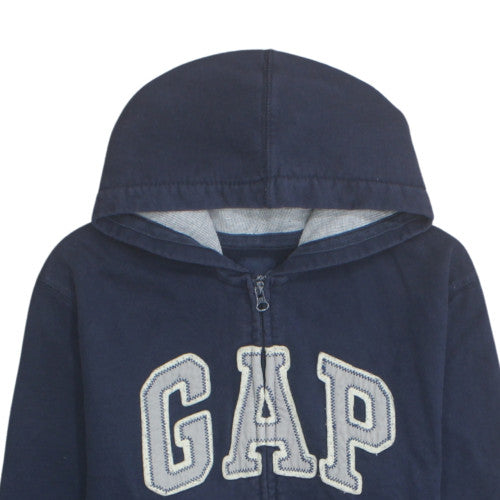 GAP Kids Boys Navy Blue Full Zip Hoodie XXL (14-16) Cotton Blend