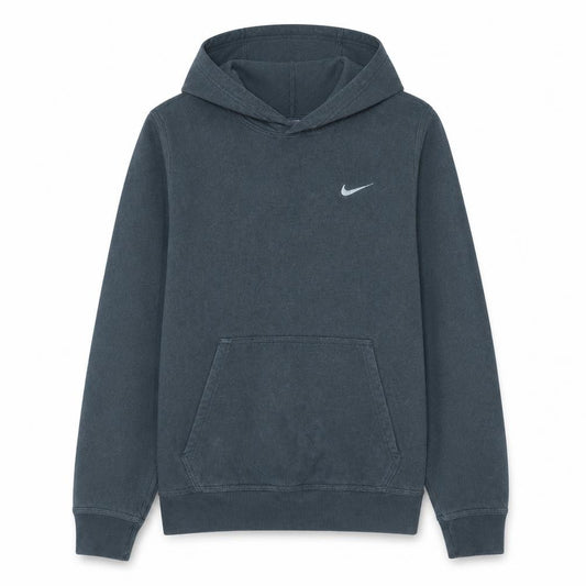 Nike Men’s Grey Pullover Hoodie Size M Fleece Lined Sportswear