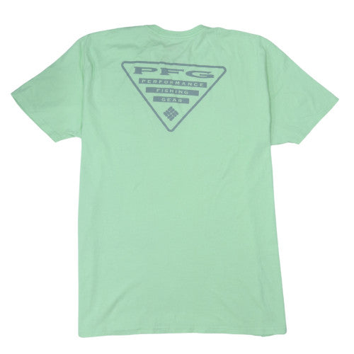 Columbia Men's Green 2XL Outdoor PFG Graphic Cotton T-Shirt