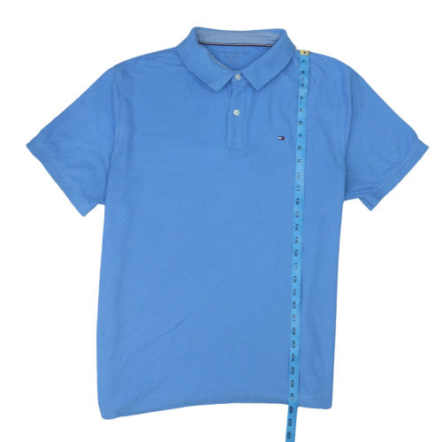 Tommy Hilfiger Men's Blue Regular Fit Cotton Polo Shirt XL