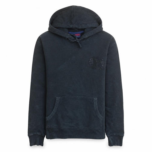Superdry Men's Black Pullover Hoodie Size M Regular Fit Fleece