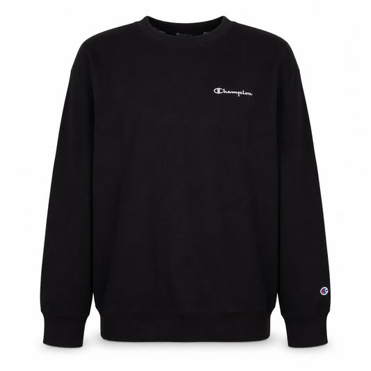 Champion Men's Black Medium Crew Neck Pullover Sweatshirt