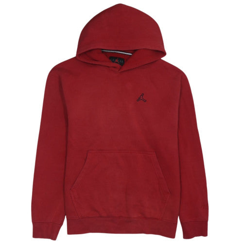 Nike Air Jordan Red Men's Pullover Hoodie Size L Regular Fit