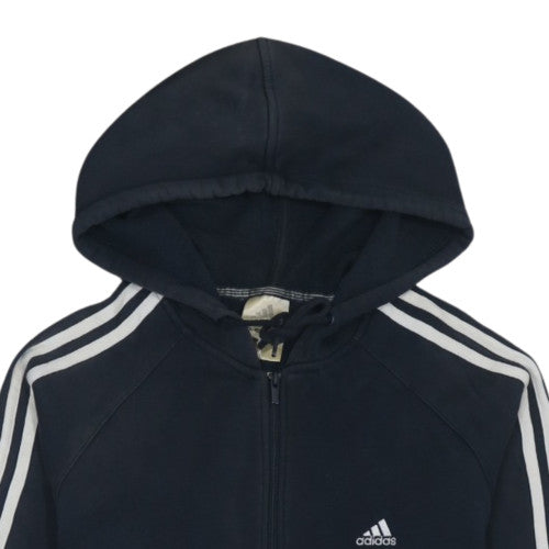 Adidas Men's Black Full Zip Hoodie M Classic Sportswear