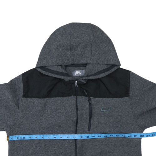Nike SB Womens Grey Full Zip Hoodie XXL - Hooded Fleece Sweatshirt
