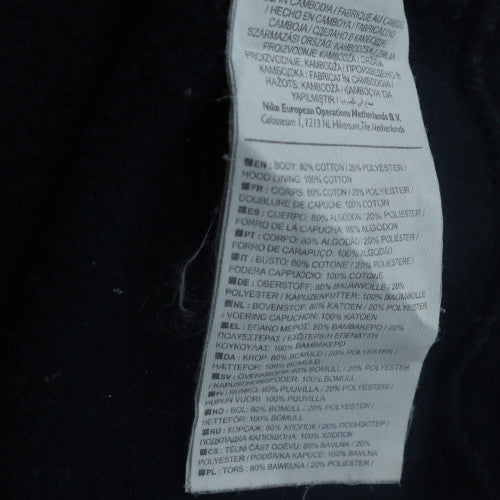 Nike Mens Black XL Pullover Hoodie with Large Logo