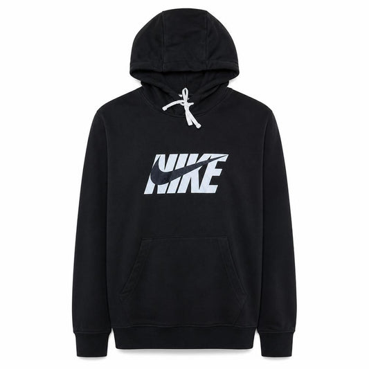 Nike Men's Black Pullover Hoodie M Graphic Fleece Sportswear