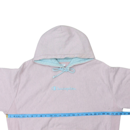 Champion Men's Pink Reverse Weave Pullover Hoodie XL