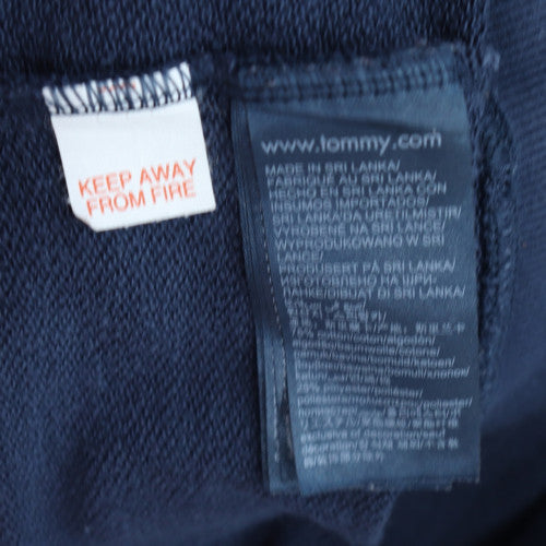 Tommy Hilfiger Men’s Blue Logo Tape Crew Neck Sweatshirt M