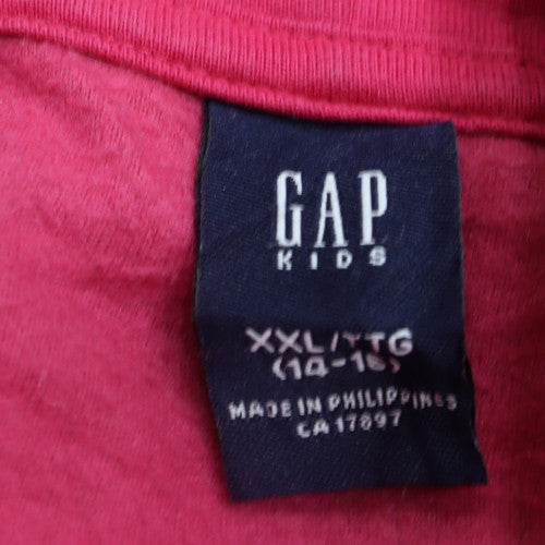 GAP Kids Pink Pullover Hoodie Women Teens Size 14-16 Logo Design