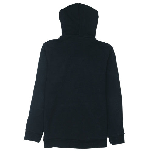 Adidas Mens Black Pullover Hoodie M Logo Fleece Sweatshirt