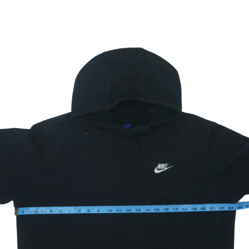 Nike Mens Black Pullover Hoodie L Regular Fit Fleece Sportswear