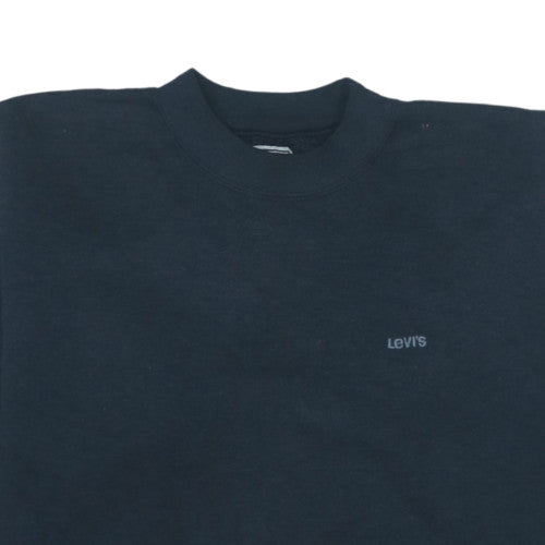Levi's Men's Black Crew Neck Pullover Sweatshirt Size M